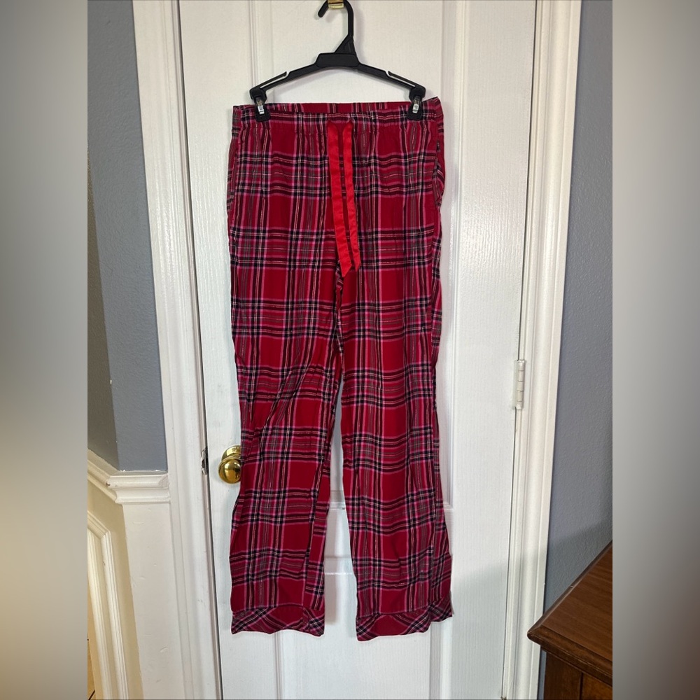 Victoria secret Red Plaid Pajama Pants women’s size‎ xs